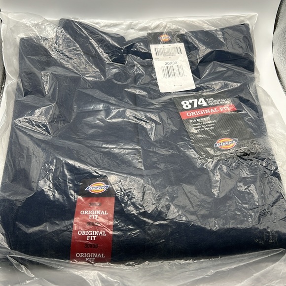 Dickies Men's Original 874 Work Pant, Navy, 30W x 30L NWT - Picture 3 of 4